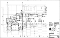 Bitte in die Grafik zur Vergr&ouml;sserung klicken. Beispiel einer 2D-Vektorisierung: Der Papierplan als Scannfile (Rastergrafik)